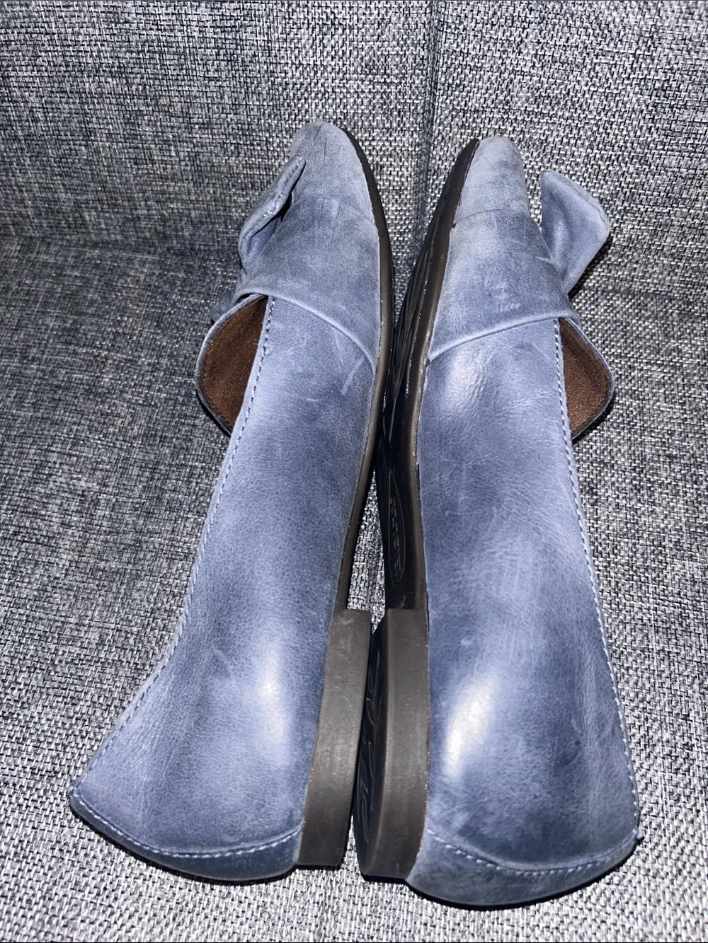 NEW - Born CARRINE - Bow Detail Leather Slip-On Loafers